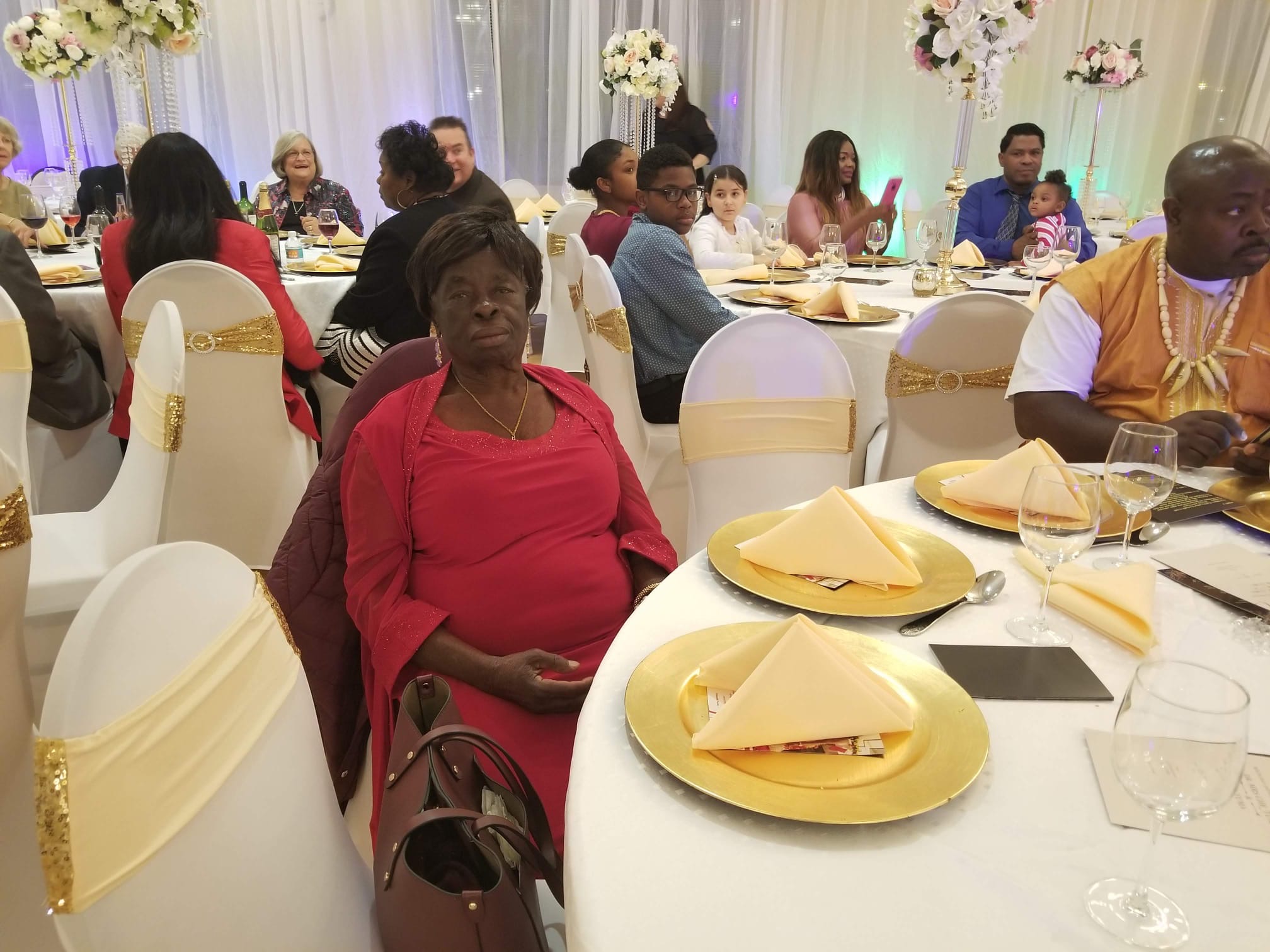 Mama Rose at evening gala event